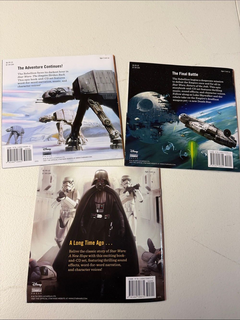 Star Wars Read-Along Storybooks with CDs volume 4/5/6 - Picture 5 of 5